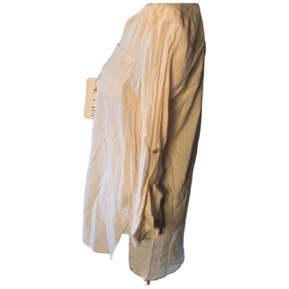 🆕 Ali & Kris Roll Up Sleeve Top - size M - Picture 5 of 8